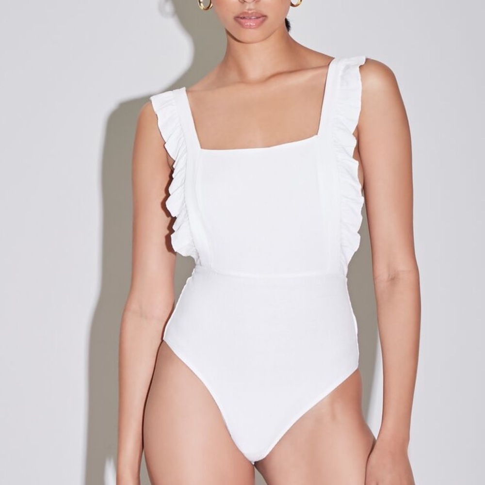 Forever 21 White bodysuit